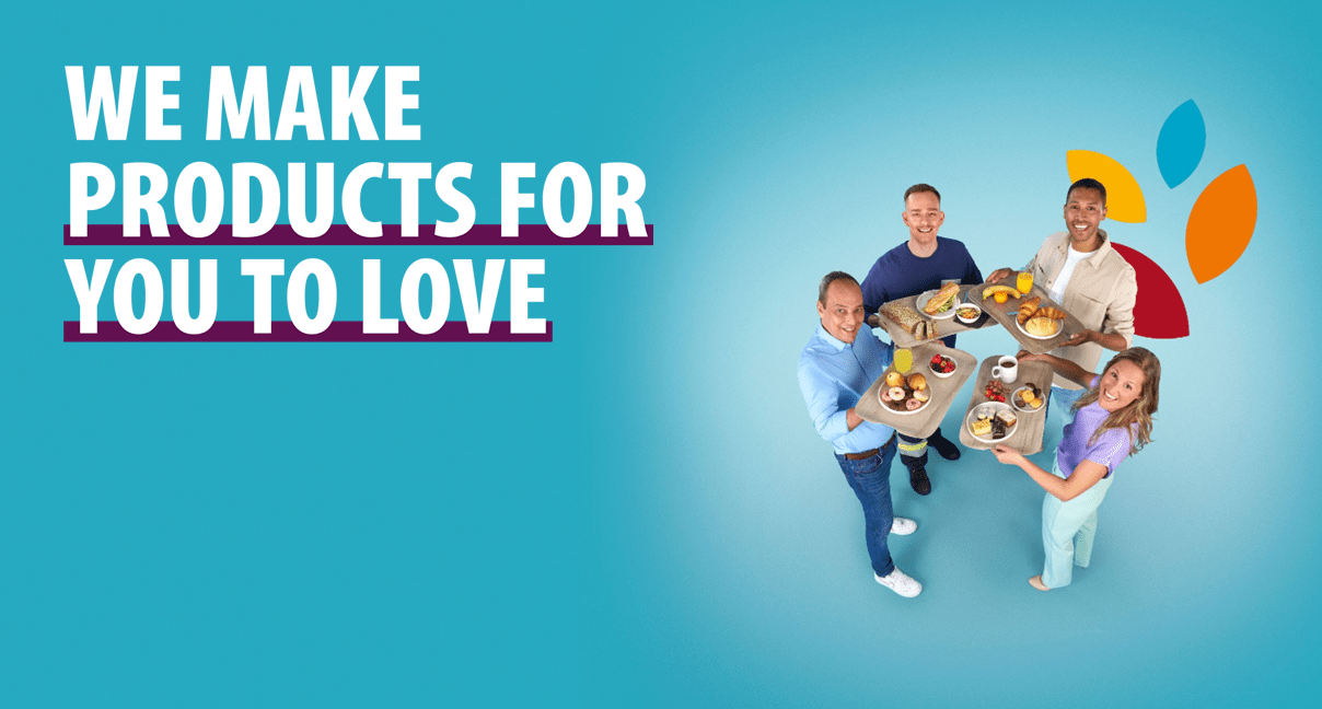 EVP: we make products for you to love - blue