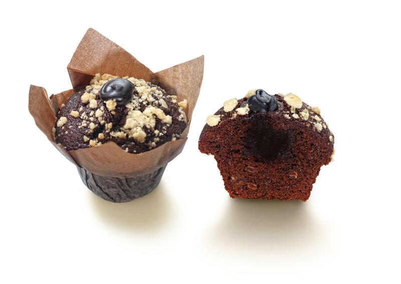Triple chocolate muffin