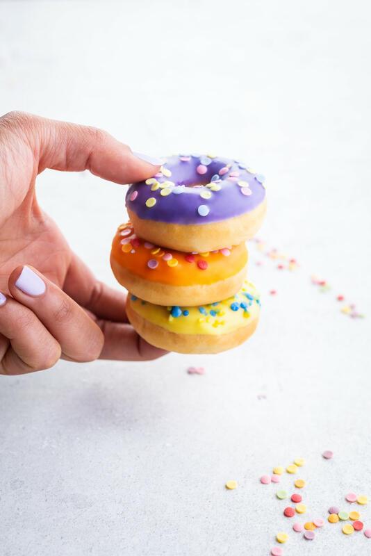Mixed box fruity mini donuts